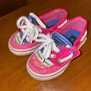 Sperry Sequence Bahama Jr Easy On and Off Shoe - Size little girl 5